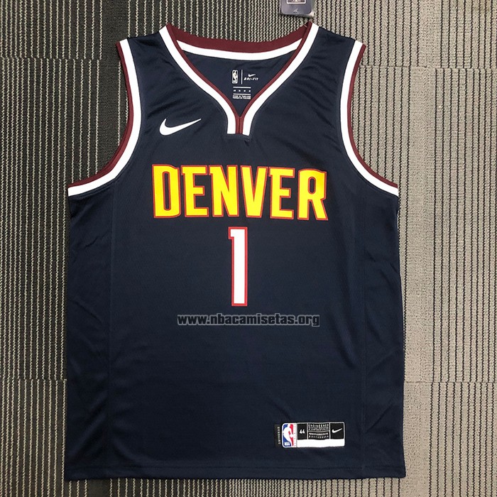 Camiseta Denver Nuggets Michael Porter Jr. NO 1 Icon Azul